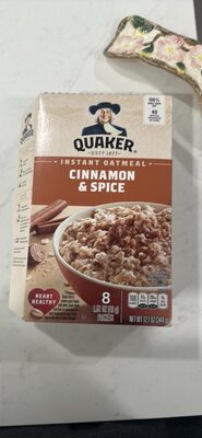 Cinnamon & Spice Instant Oatmeal, Cinnamon; Spice