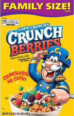 Crunch Berries Sweetened Corn & Oat Cereal, Crunch Berries