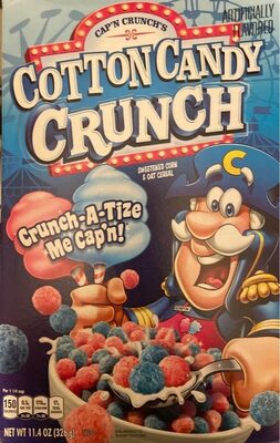 Cotton Candy Sweetened Corn & Oat Cereal, Cotton Candy