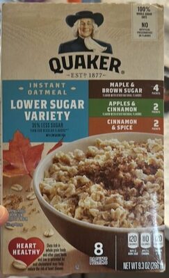Lower Sugar Instant Oatmeal