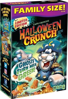 Halloween Crunch Sweetened Corn & Oat Cereal, Halloween Crunch
