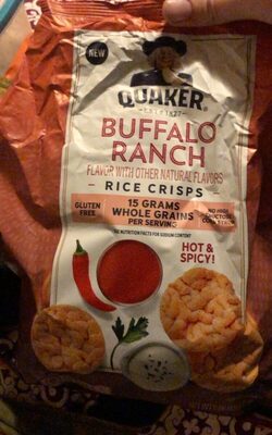 Hot & Spicy! Buffalo Ranch Flavor Rice Crisps, Hot & Spicy! Buffalo Ranch
