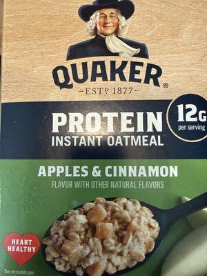 Apples & Cinnamon Protein Instant Oatmeal, Apples & Cinnamon