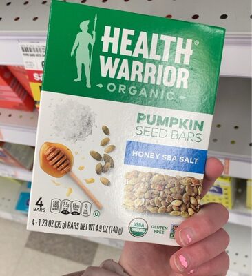 Honey Sea Salt Pumpkin Seed Bars, Honey Sea Salt