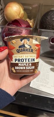 Maple & Brown Sugar Protein Instant Oatmeal, Maple & Brown Sugar