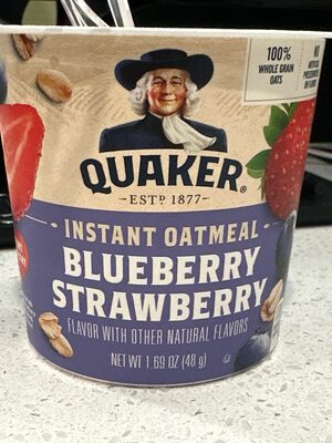 Blueberry Strawberry Instant Oatmeal, Blueberry Strawberry