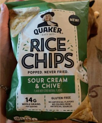 Sour Cream & Chive Flavor Rice Chips, Sour Cream & Chive