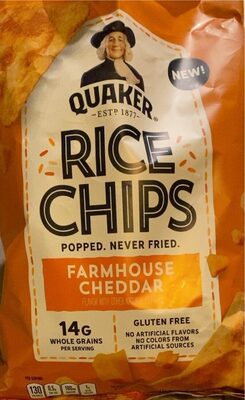Farmhouse Cheddar Flavor Rice Chips, Farmhouse Cheddar