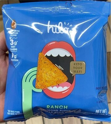 Ranch Almond Flour Tortilla Style Chips, Ranch