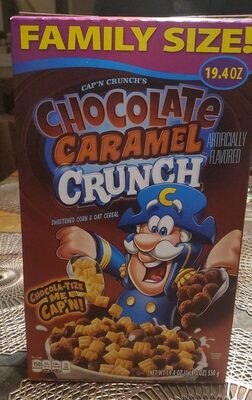 Chocolate Caramel Flavored Sweetened Corn & Oat Cereal, Chocolate Caramel