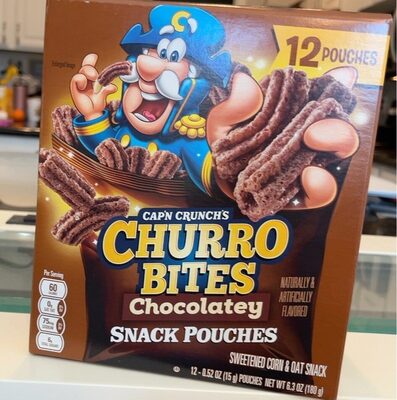Chocolatey Flavored Sweetened Corn & Oat Snack Pouches, Chocolatey