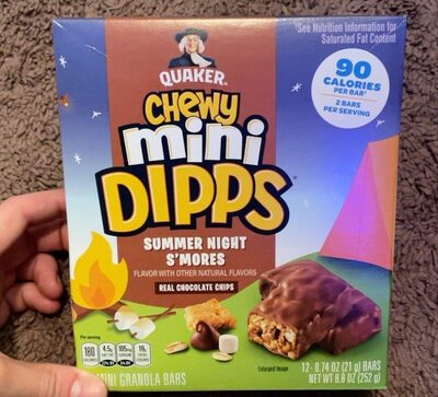 Summer Night S'Mores Mini Granola Bars, Summer Night S'Mores