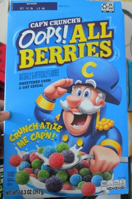 Oops! All Berries Flavored Sweetened Corn & Oat Cereal, Oops! All Berries