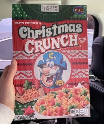 Christmas Crunch Sweetened Corn & Oat Cereal, Christmas Crunch