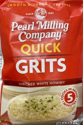 White Hominy Enriched Quick Grits, White Hominy