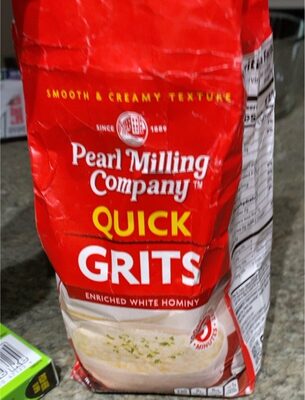White Hominy Enriched Quick Grits, White Hominy