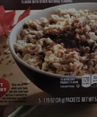 Lower Sugar Maple & Brown Sugar Instant Oatmeal, Maple; Brown Sugar