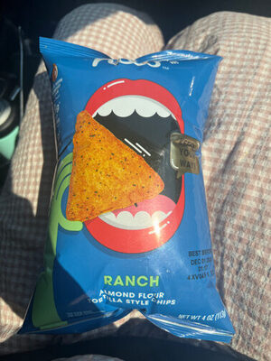 Ranch Almond Flour Tortilla Style Chips, Ranch