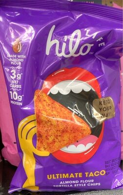 Ultimate Taco Almond Flour Tortilla Style Chips, Ultimate Taco