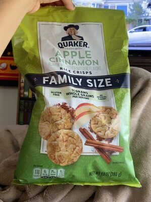 Apple Cinnamon Rice Crisps, Apple; Cinnamon
