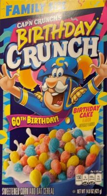 Birthday Cake Sweetened Corn And Oat Cereal, Birthday Cake