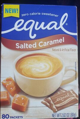 Salted Caramel Zero Calorie Sweetener Packets, Salted Caramel