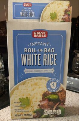 Enriched Long Grain Instant White Rice, White