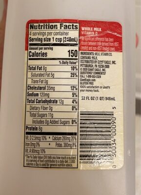 Vitamin D Whole Milk