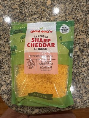 Sharp Cheddar Shredded Cheese, Sharp Cheddar