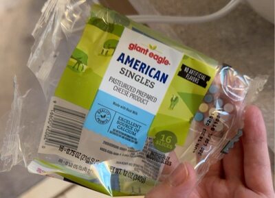 American Singles Pasteurized Prepared Cheese Product Slices, American Singles