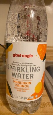 Mandarin Orange Flavored Seltzer Sparkling Water, Mandarin Orange