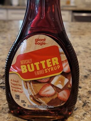 Butter Flavored Syrup, Butter