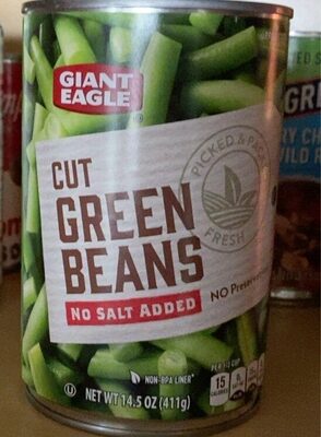 No Salt Added Cut Green Beans