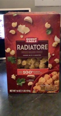 Enriched Macaroni Product, Radiatore