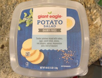 Potato Tender Potatoes Mixed With Celery, Eggs, Sweet Relish, Onions, Red Peppers, Spices, Mayonnaise And A Hint Of Mustard Salad, Potato