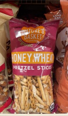 Honey Wheat Organic Pretzel Sticks, Honey Wheat