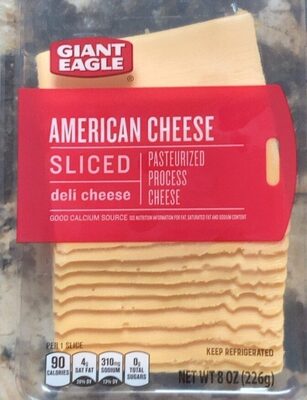 American Sliced Deli Cheese, American Cheese