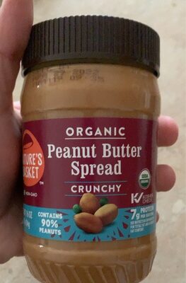 Crunchy Peanut Butter Organic Spread, Crunchy Peanut Butter