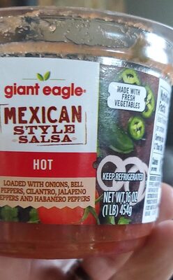 Hot Mexican Style Salsa, Hot Mexican Style