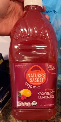 Raspberry Organic Lemonade, Raspberry