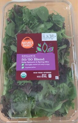 50/50 Blend Baby Spinach & Spring Mix