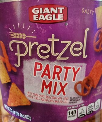 Corn Chips, BBQ Corn Chips, Fried Cheese Curls, Nacho Cheese Flavored Chips, & Pretzels Party Mix, Corn Chips BBQ Corn Chips, Fried Cheese Curls, Nacho Cheese Flavored Chips, & Pretzels