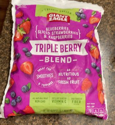 Triple Berry Blend Blueberries, Strawberries & Raspberries, Triple Berry Blend