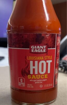Louisiana Style Hot Sauce With Aged Cayenne Peppers, Louisiana Style With Aged Cayenne Peppers