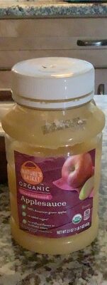 Unsweetened Organic Applesauce, Unsweetened