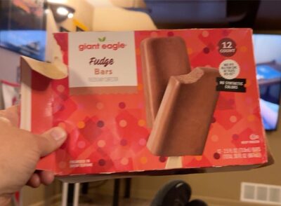 Fudge Frozen Dairy Confection Bars, Fudge