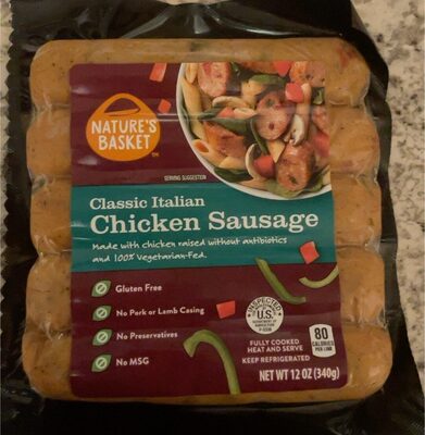 Classic Italian Chicken Sausage, Classic Italian
