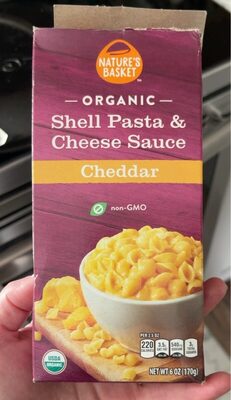 Cheddar Shell Pasta & Cheese Sauce, Cheddar