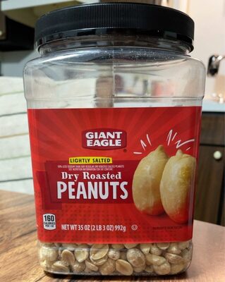 Lightly Salted Dry Roasted Peanuts, Lightly Salted