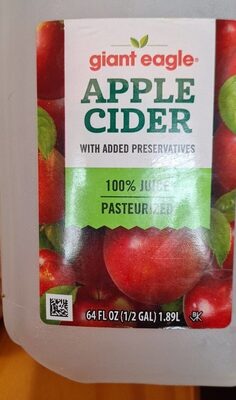 100% Apple Cider Juice, Apple